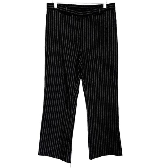 NOH Navy Blue & White Striped Trousers - Picture 9 of 9